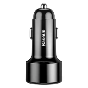 Baseus Magic Series Įkroviklis su skaitmeniniu ekranu 2x USB QC3.0 45W 6A juoda (CCMLC20A-01)