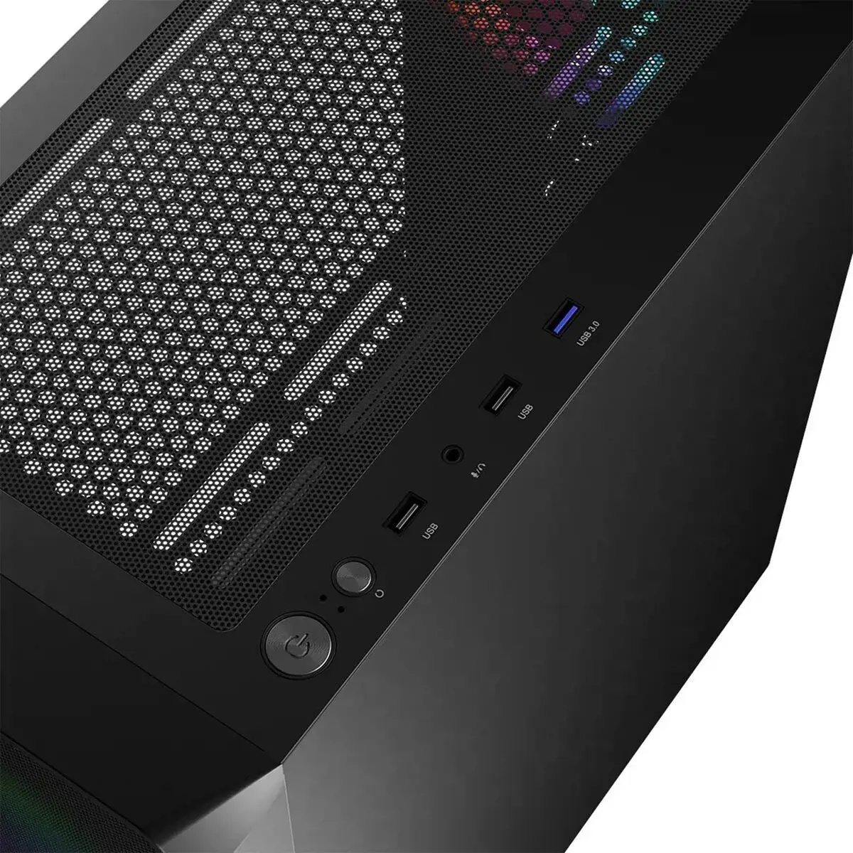 Logic PORTOS ARGB MINIDI USB 3.0 korpusas Juodas