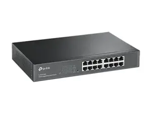 "TP-Link" 16 prievadų "Gigabit Easy Smart" tinklo komutatorius, valdomas, L2, "Gigabit Ethernet" (10/100/1000), montuojamas į stovą, 1U