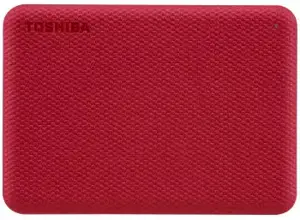 TOSHIBA "Canvio Advance" 2TB 2,5 colio išorinis kietasis diskas USB 3.2 Gen1 raudonos spalvos