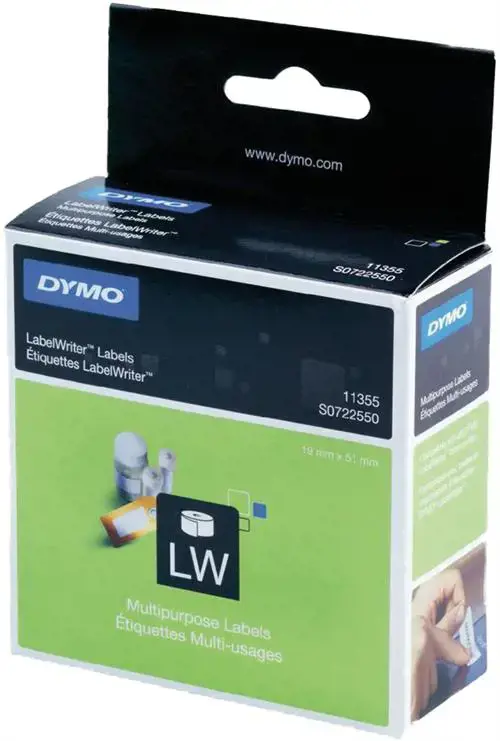 Etiketės DYMO Labelwriter 51x19 mm, 500 vnt, BALTA