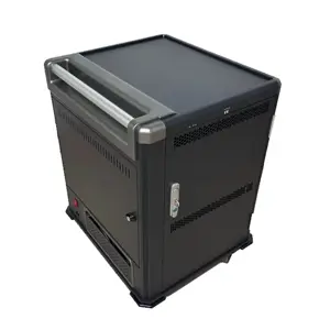 Ewent EW1703 portable device management cart/cabinet Black, Grey