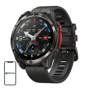 Zeblaze Stratos 4 Pro Smartwatch (Black)