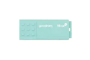 Goodram USB 3.0 UME3 CARE, 16 GB, USB Type-A, 3.2 Gen 1 (3.1 Gen 1), 60 MB/s, Cap, Turquoise