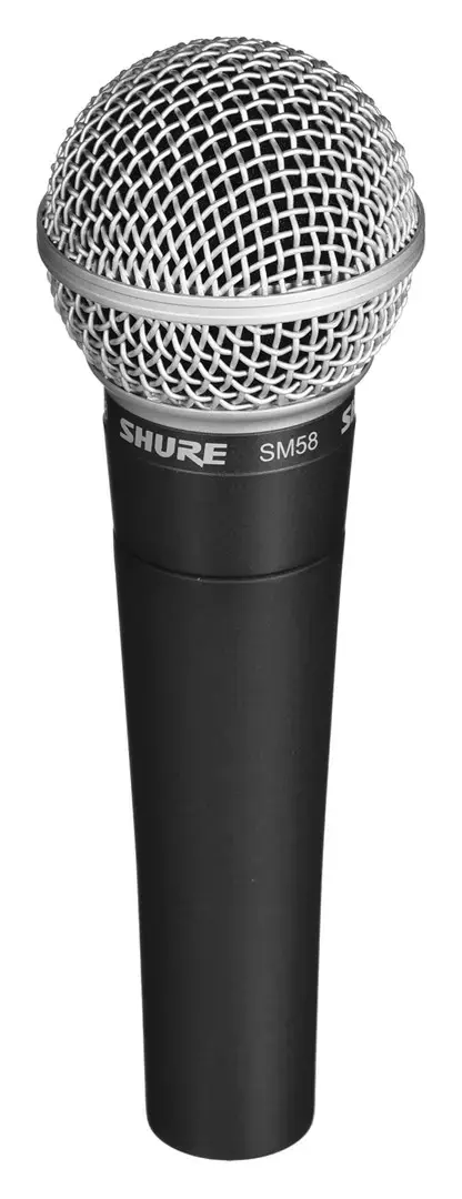 "Shure SM58 Black" scenos / pasirodymų mikrofonas