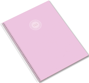Bloknotas Ambar Campus Moonflower Lin, A4, 80psl