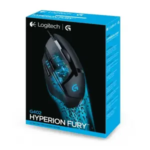 LOGITECH G402 "Hyperion Fury" laidinė žaidimų pelė - BLACK - EWR2