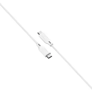 "Silicon Power BoostLinkLK15CC", 1 m, USB C, USB C, 480 Mbps, baltas