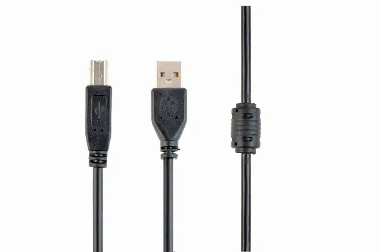 "Cablexpert" CCFB-USB2-AMBM-1.5M USB 2.0 spausdintuvo kabelis 1,5 m