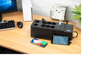 APC Back-UPS 850VA 230V C ir A tipo USB įkrovimo prievadai