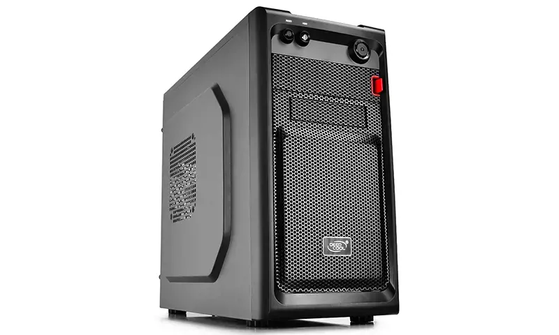 "DeepCool DP-MATX-SMTR", kompiuteris, juodas, "micro ATX", "Mini-ITX", plastikinis, SPCC, ATX, PS2, 1x 80 mm/1x 120 mm