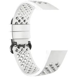 "Devia" laikrodžio dirželis "Deluxe Sport Mesh Fitbit Charge 3/4 L", baltas