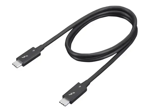 Lenovo 4X91K16968, vyriškas, vyriškas, 0,7 m, juodas, 40 Gbit/s, 4,6 mm