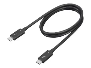Lenovo 4X91K16968, vyriškas, vyriškas, 0,7 m, juodas, 40 Gbit/s, 4,6 mm