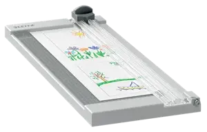 Leitz Rollenschneider Home A4, 8 lapai, A4, 80 g/m², pilkos spalvos, guma, 153 mm