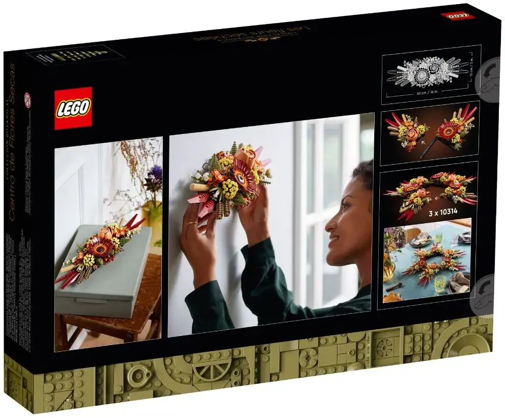 LEGO IKONOS 10314 DŽIOVINTŲ GĖLIŲ PUOKŠTĖ