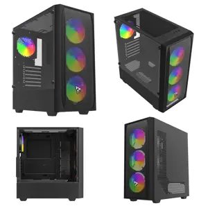 Savio Noctis Flow RGB Cube Black