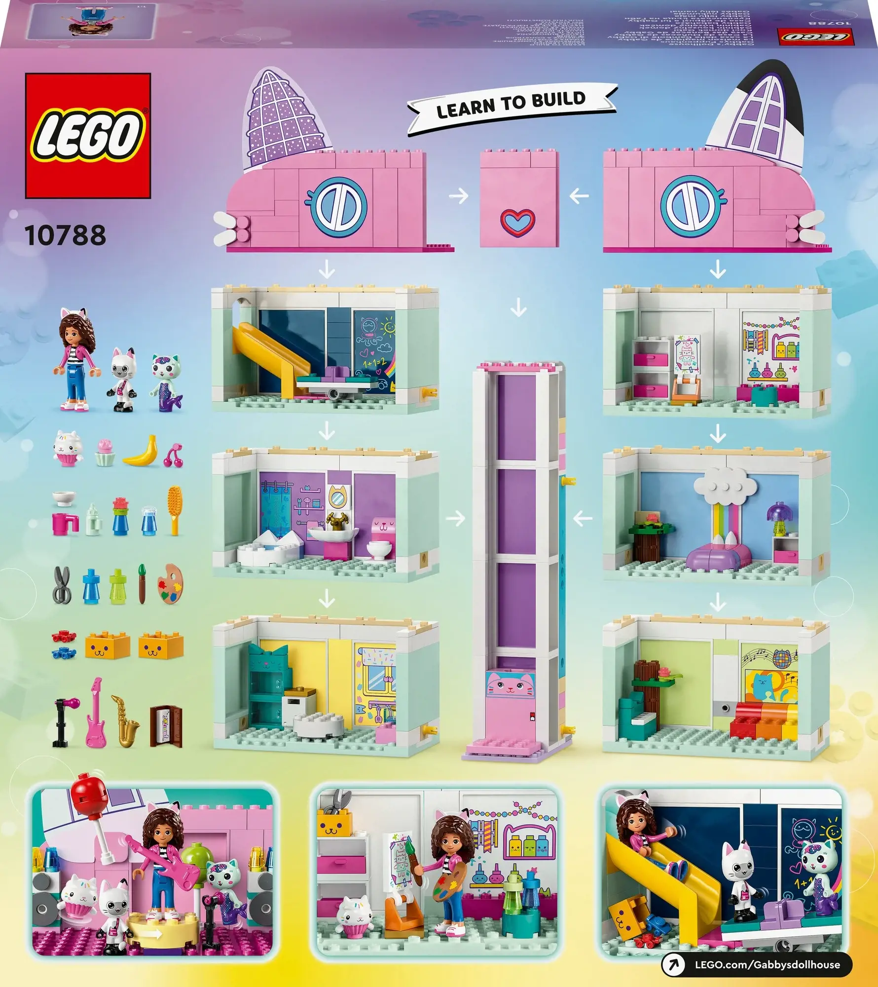 LEGO Gabby's Dollhouse - Gabės lėlių namai 10788