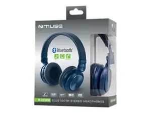 "Muse M-276BTB On-Ear", mikrofonas, mėlyna