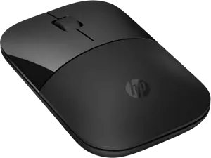 HP Z3700 Dual Black Mouse, Ambidextrous, RF Wireless, 1600 DPI, Black