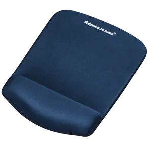 Fellowes 9287302, Blue, Monochromatic, Fabric, Foam, Wrist rest, Non-slip base