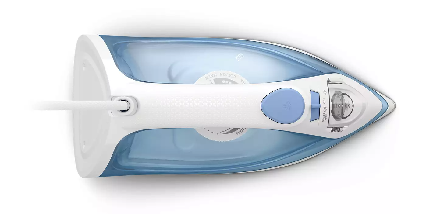 Philips 1000 series DST1030/20 Steam Iron, Steam iron, Non-stick soleplate, 1.6 m, 90 g/min, Blue, White, 20 g/min