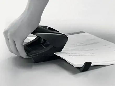 "Leitz NeXXt", 30 lapų, juoda, metalas, plastikas, 8 cm, 5,5 mm, A4, A5, A6