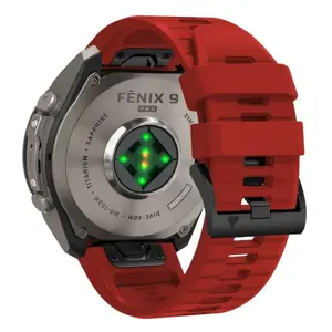 Tech-Protect watch strap Silicone Garmin fenix 51mm, crimson red