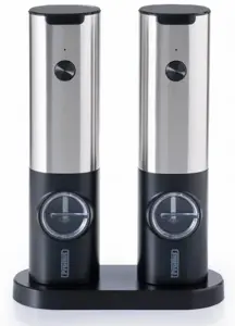 PROMIS Set of pepper and salt mills with stand MP36X2