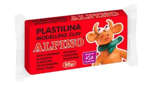 Plastilinas ALPINO 50g raudonas