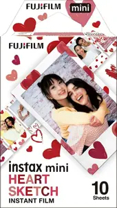 Fujifilm Instax Mini 1x10 širdies eskizas