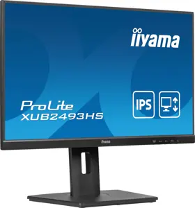 iiyama ProLite XUB2493HS-B6, 60.5 cm (23.8"), 1920 x 1080 pixels, Full HD, LED, 0.5 ms, Black