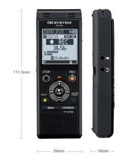 Olympus WS-883 Digital Voice Recorder, Black