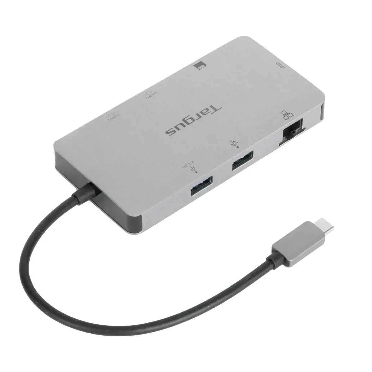 Targus DOCK423EU, Laidinis, USB 3.2 Gen 1 (3.1 Gen 1) Type-C, 100 W, sidabrinis, MicroSD (TransFlash), SD, Kinija