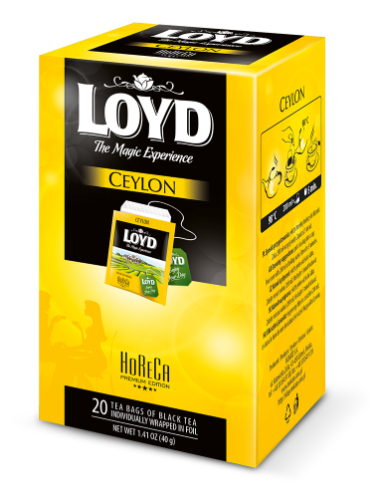 Juodoji arbata LOYD HORECA line, 20 x 2g