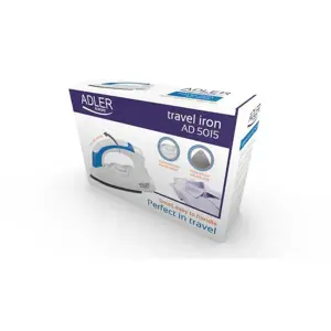 Iron | Adler | AD 5015 | With cord | 800 W | White