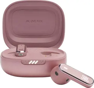 JBL belaidės ausinės "Live Flex", rožinės spalvos