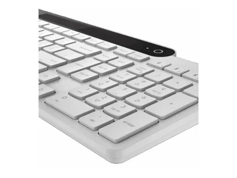 Lenovo 800 Self-Charging Bluetooth Keyboard-US English | Keyboard | Bluetooth | US English | White