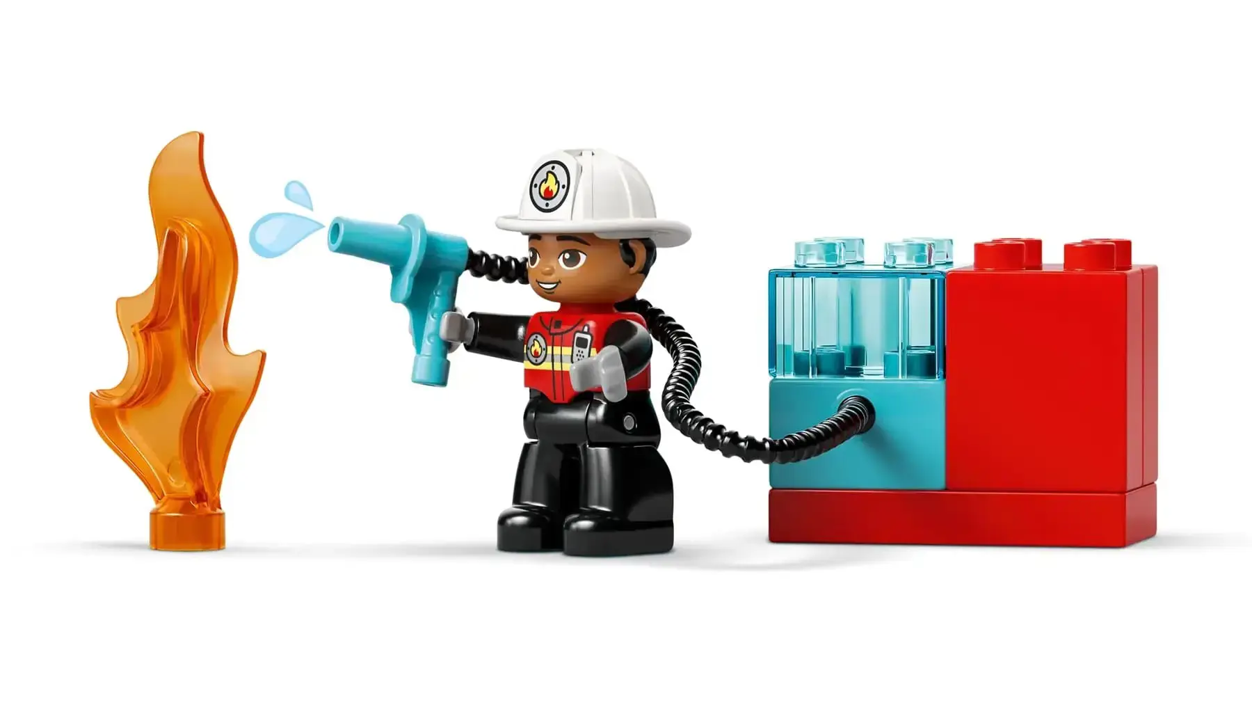 LEGO DUPLO 10473 Fire Truck with Hose and Firefighter