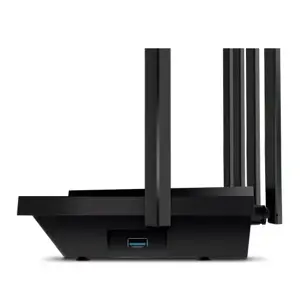 TP-Link AX5400 Dviejų dažnių Gigabit Wi-Fi 6 maršrutizatorius, "Wi-Fi 6" (802.11ax), dviejų dažnių (2,4 GHz / 5 GHz), Ethernet LAN, juodas, nešiojamasis maršrutizatorius