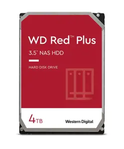 "WD Red Plus" 4 TB SATA 6 Gb/s 3,5 colių 258 MB spartinančiosios atminties vidinis kietasis diskas …