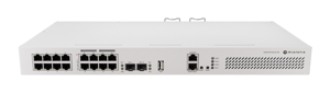 MikroTik | Cloud Router Switch with RouterOS L5, racmount case | CRS418-8P-8G-2S+RM