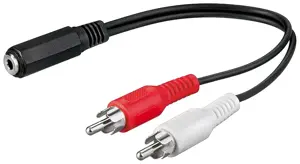 "Goobay" Garso kabelio adapteris, 3,5 mm 50092