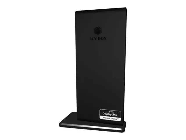 ICYBOX IB-DK2241AC "IcyBox" daugiafunkcinė nešiojamųjų ir asmeninių kompiuterių prijungimo stotelė, 2x USB 3.0, HDMI, juoda