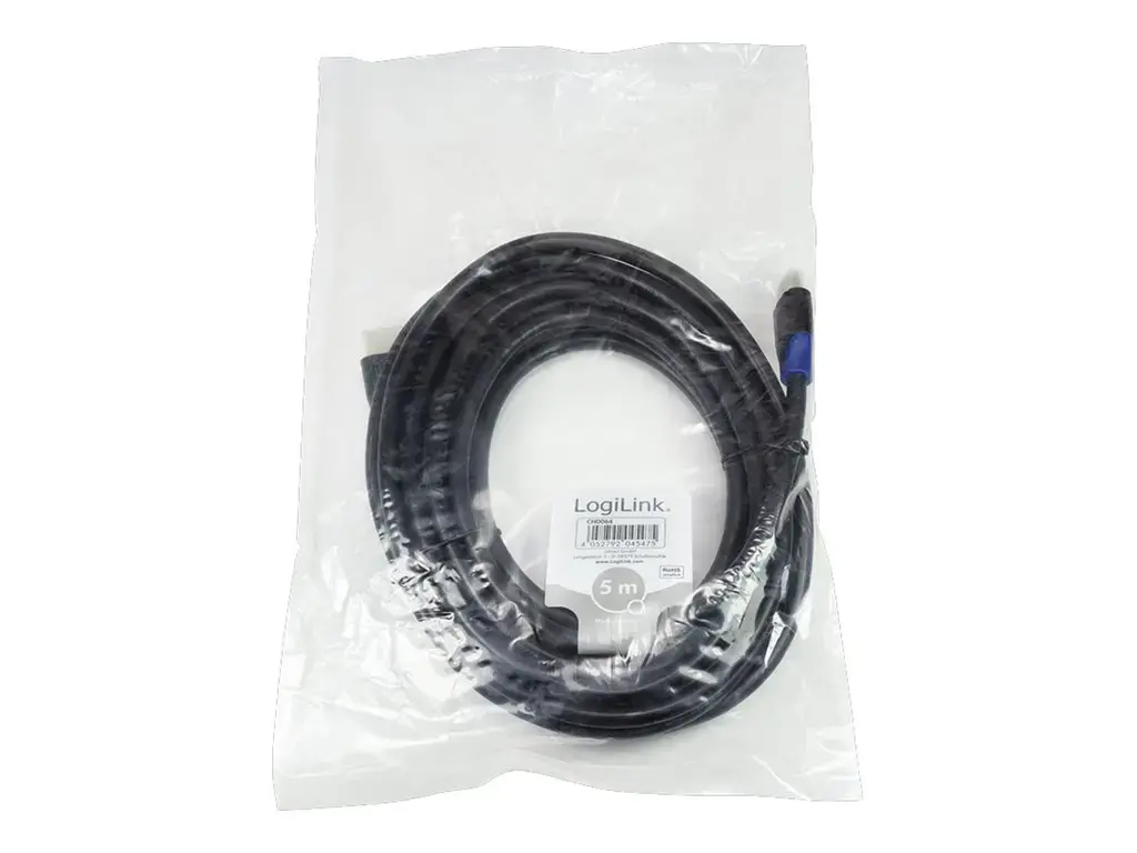 LOGILINK CH0064 LOGILINK - kabelis 4K HDMI High Speed su Ethernet, 4K2K/60Hz, 5 m