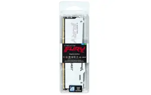 Kingston Technology FURY Beast 16GB 6000MT/s DDR5 CL30 DIMM White RGB EXPO, 16 GB, 1 x 16 GB, DDR5, 288-pin DIMM, White