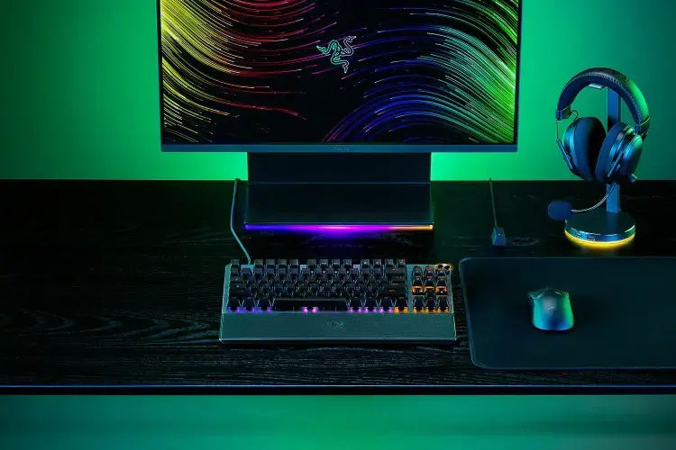 "Razer Huntsman V3 Pro" be klaviatūros žaidimų klaviatūra Laidinė JAV juoda analoginė optinė
