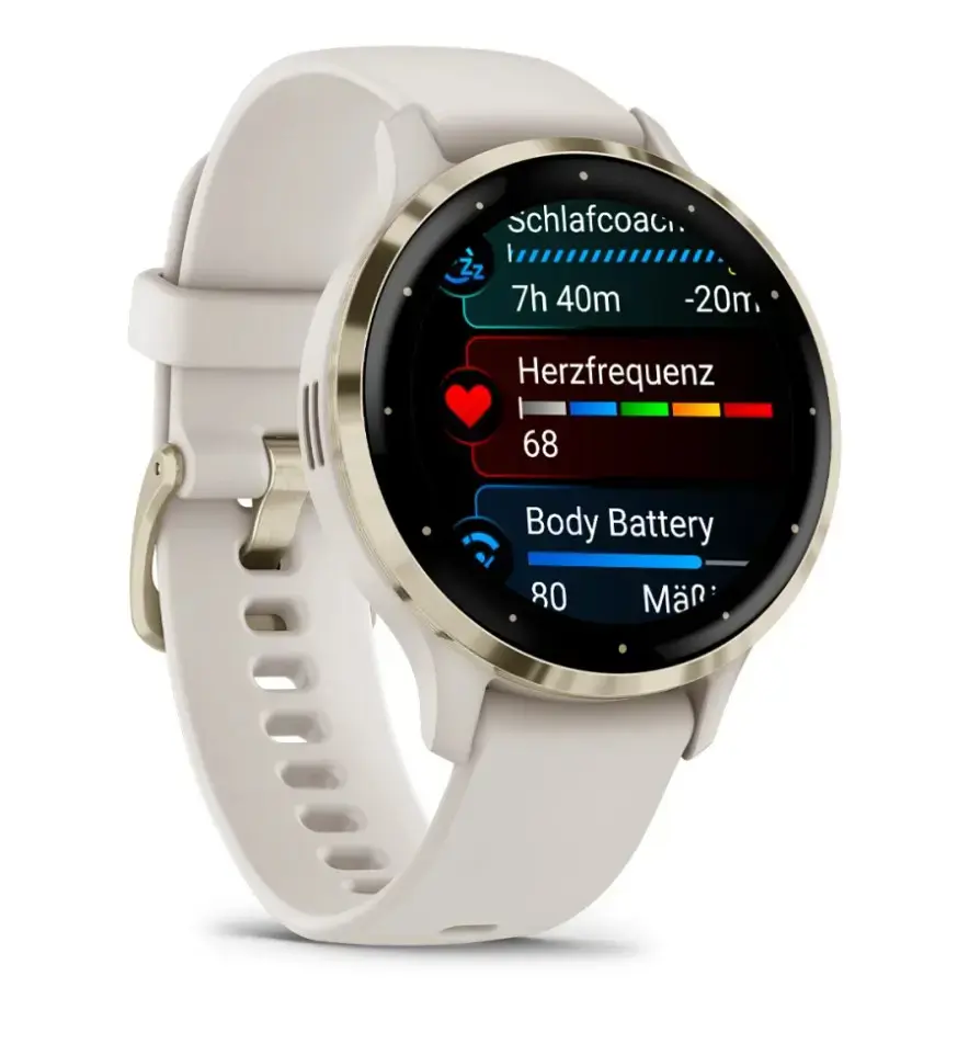 IŠMANUSIS LAIKRODIS VENU 3S/IVORY/GOLD 010-02785-04 GARMIN