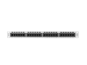 LANBERG PPU5-1024-S Lanberg Patch Panel 24 prievadų 1U, kat. 5e, pilkos spalvos