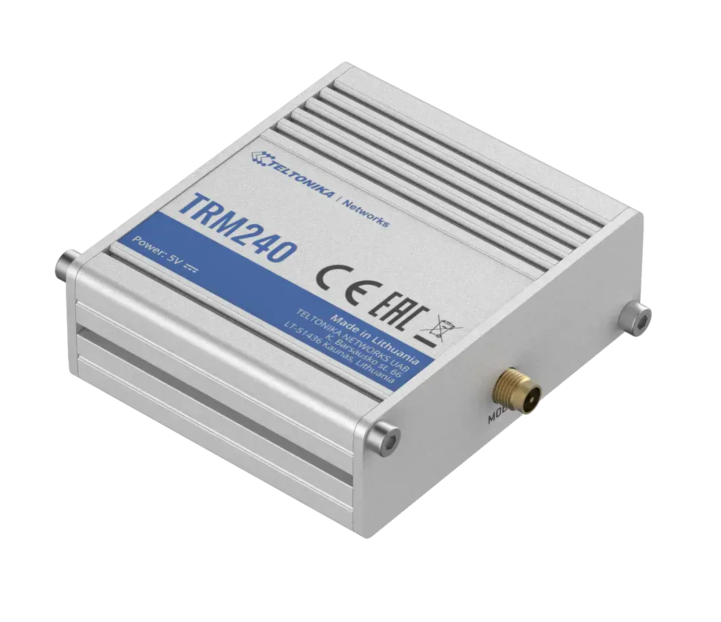 TELTONIKA TRM240 LTE CAT1 Compact Industrial Modem